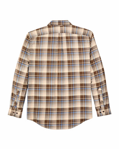 Men Filson Lightweight Alaskan Guide Shirt - Cream / Blue / Multi Plaid
