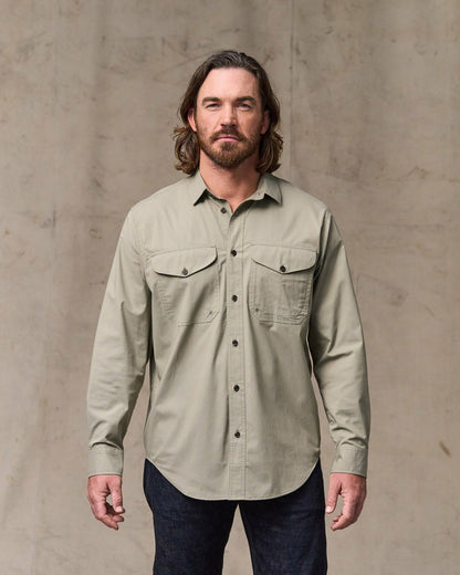Men Filson Twin Lakes Sport Shirt - Dark Clay