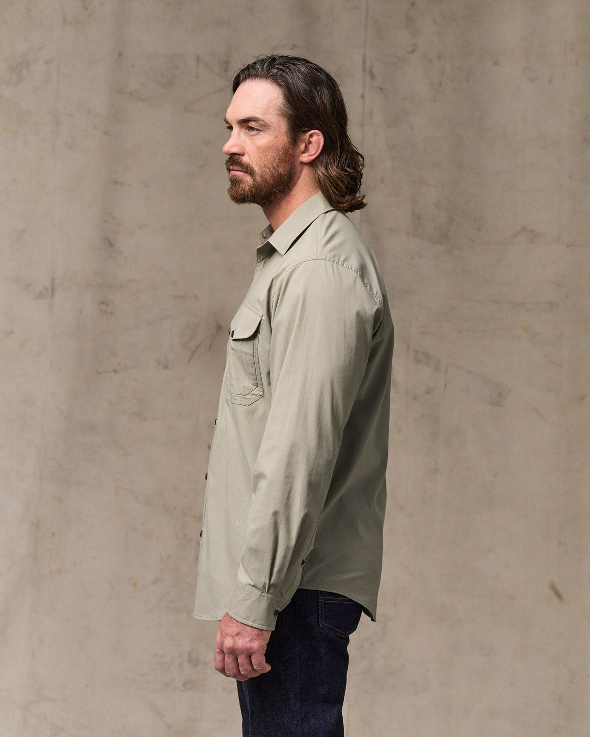 Men Filson Twin Lakes Sport Shirt - Dark Clay