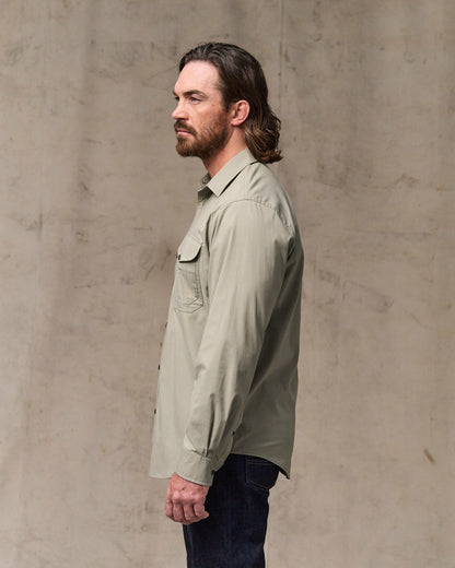 Men Filson Twin Lakes Sport Shirt - Dark Clay