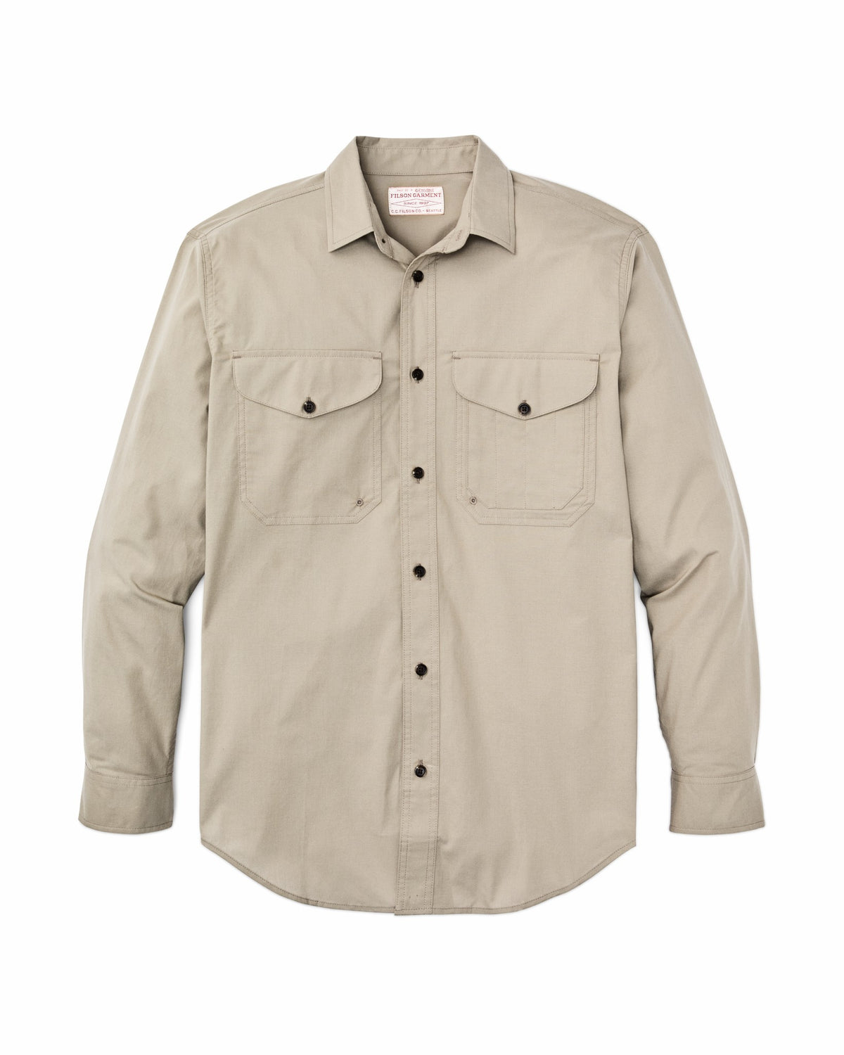 Men Filson Twin Lakes Sport Shirt - Dark Clay