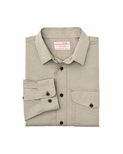 Men Filson Twin Lakes Sport Shirt - Dark Clay