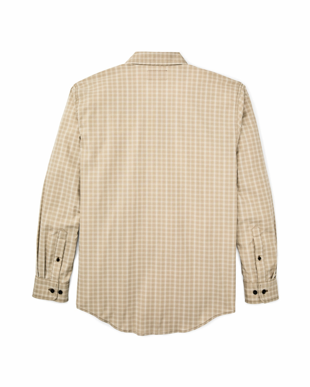 Men Filson Twin Lakes Sport Shirt - Tan / Cream Plaid