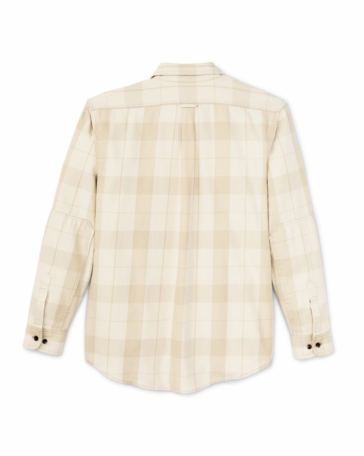 Men Filson Vintage Wash Alaskan Guide Shirt - Sand / Stone Plaid
