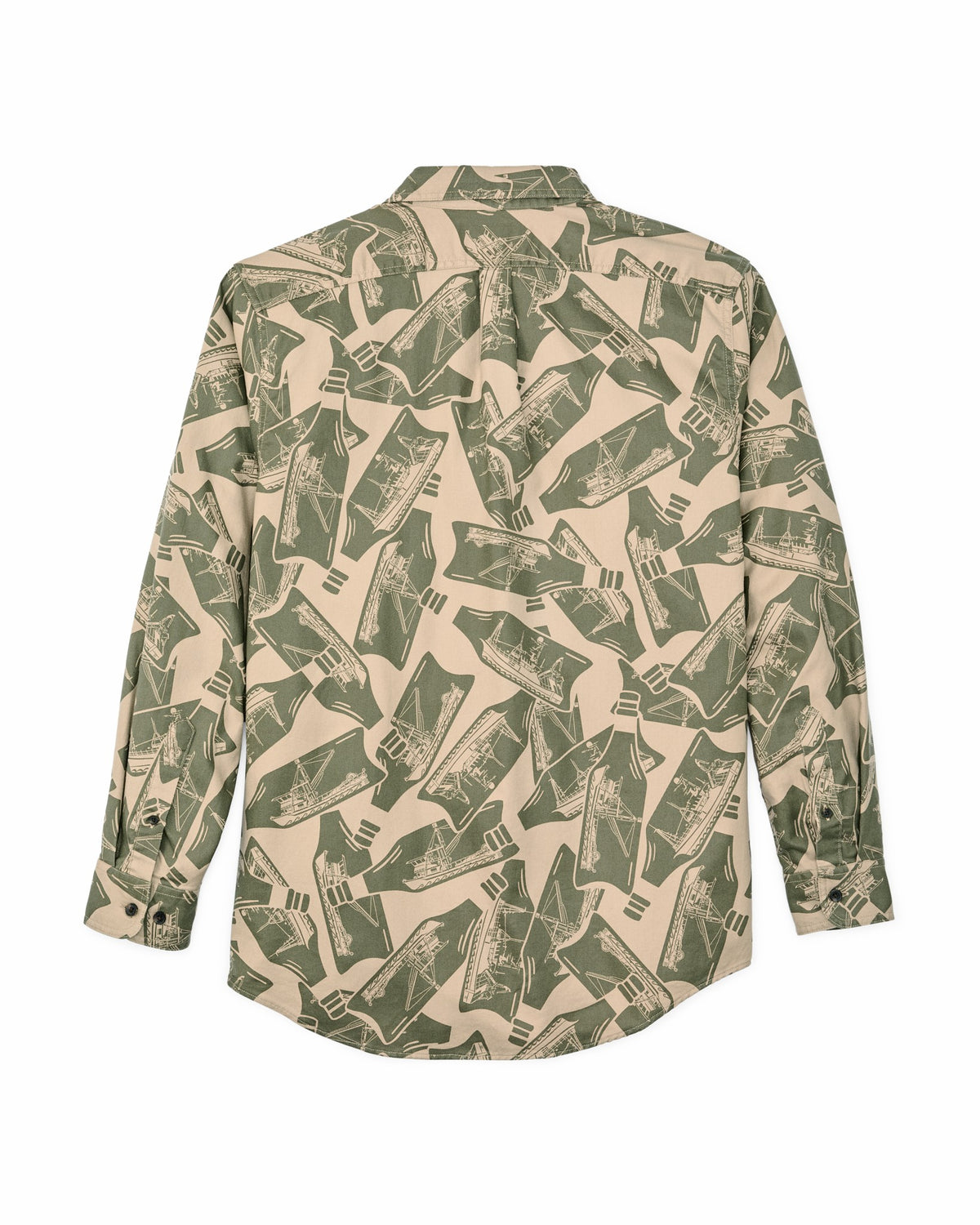 Men Filson Lightweight Alaskan Guide Shirt - Khaki / Print
