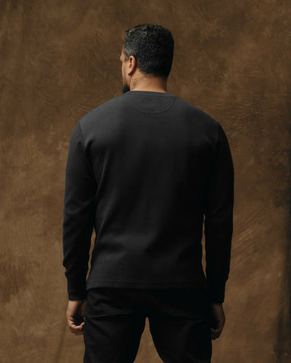Men Filson Men's 100% Cotton Waffle Knit Henley