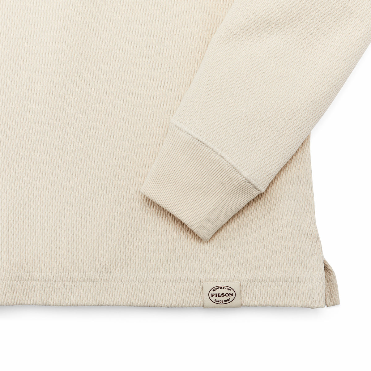Men Filson Waffle Knit Thermal Crewneck