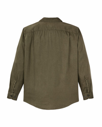 Men Filson 4.5-oz. Twill Shirt - Military Olive