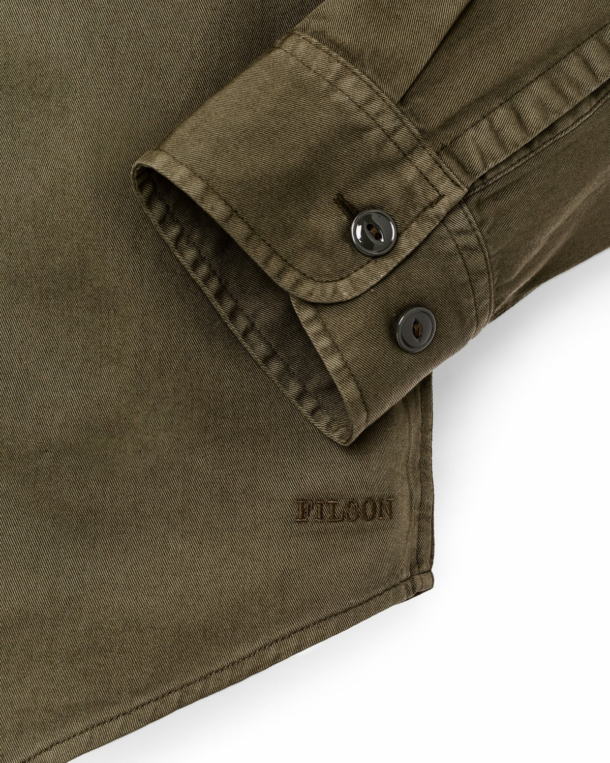 Men Filson 4.5-oz. Twill Shirt - Military Olive