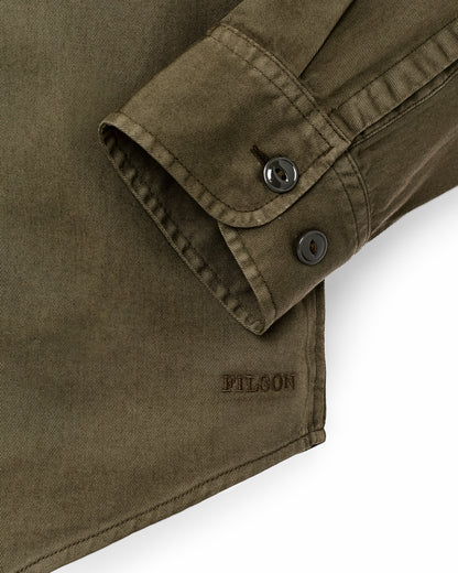 Men Filson 4.5-oz. Twill Shirt - Military Olive