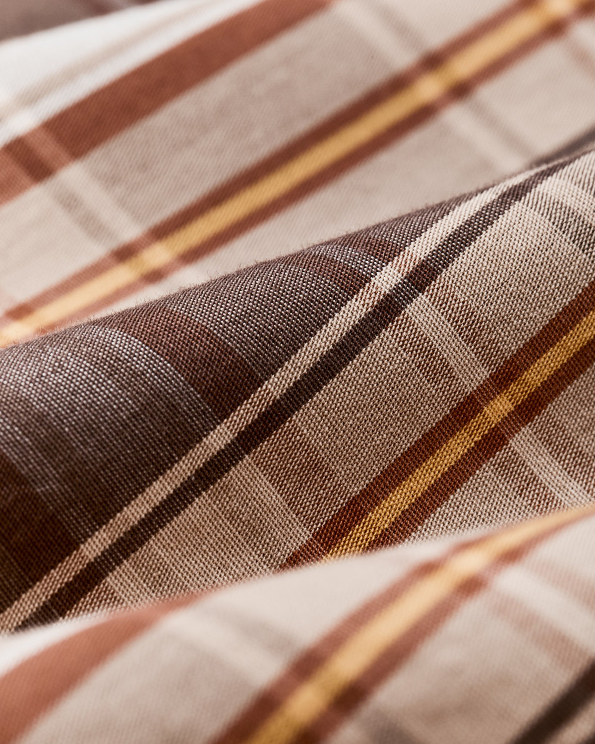 Men Filson Filson's Washed Feather Cloth Shirt - Brown Multi Plaid