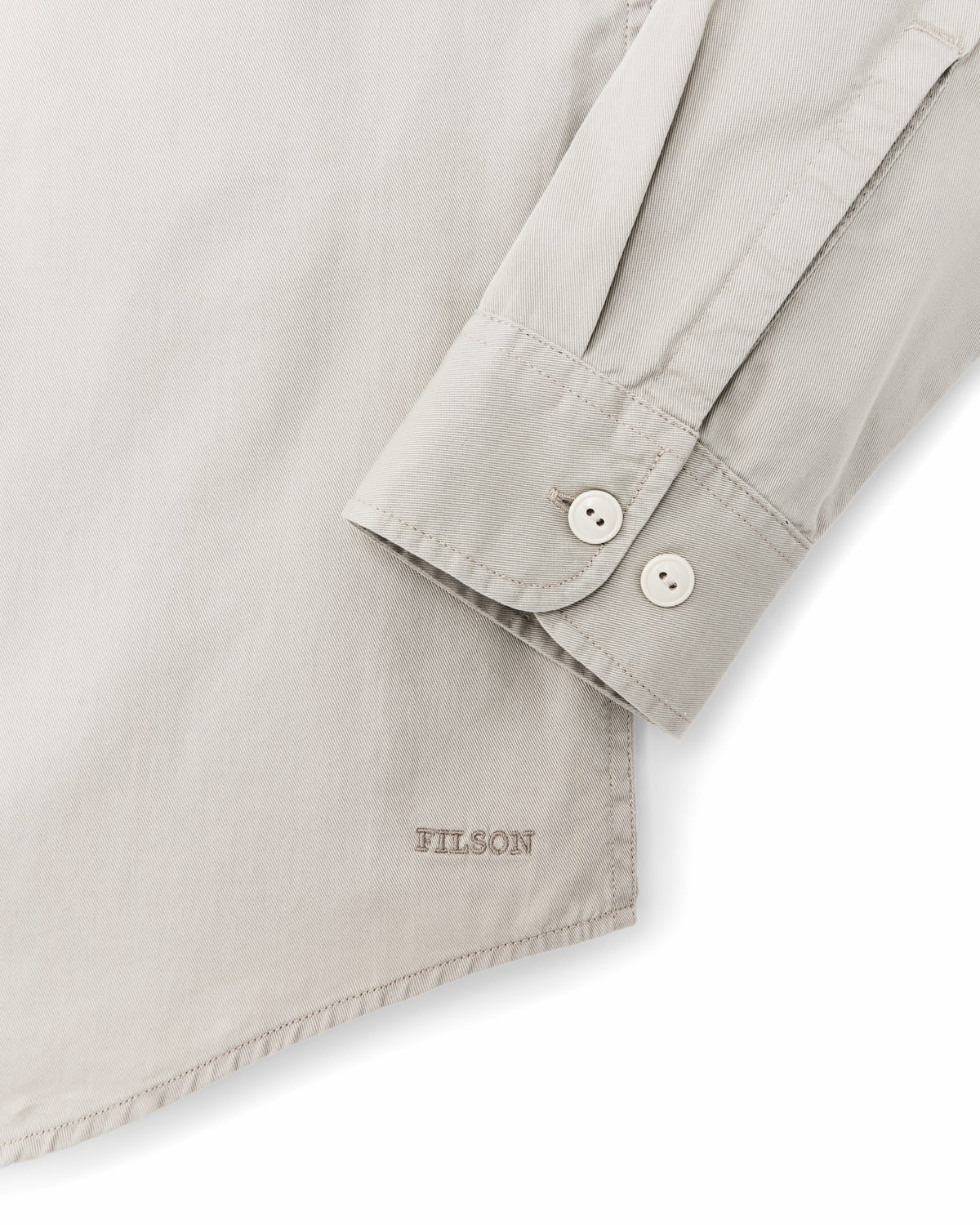 Men Filson 4.5-oz. Twill Shirt - Gray Sky