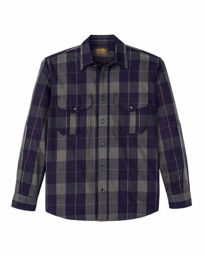 Men Filson Vintage Wash Alaskan Guide Shirt - Indigo / Faded Black