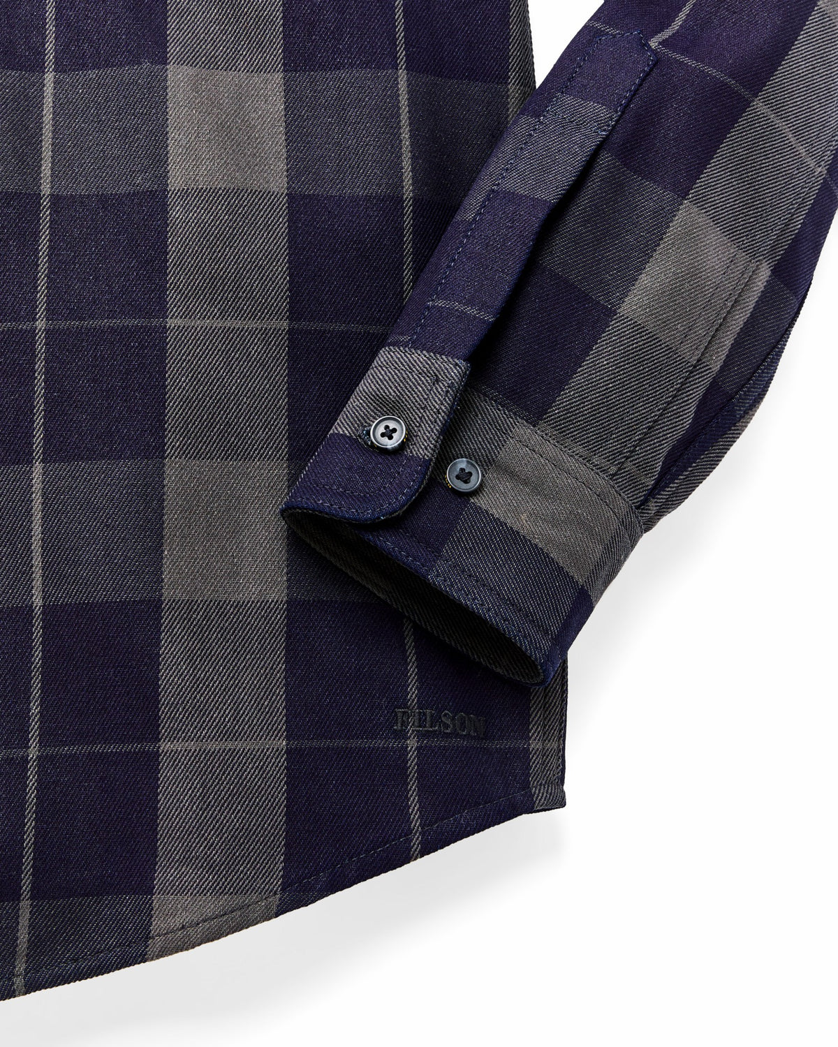 Men Filson Vintage Wash Alaskan Guide Shirt - Indigo / Faded Black