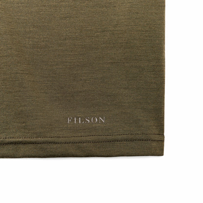 Men Filson Men's 210G Merino Wool Short Sleeve Crewneck Base Layer