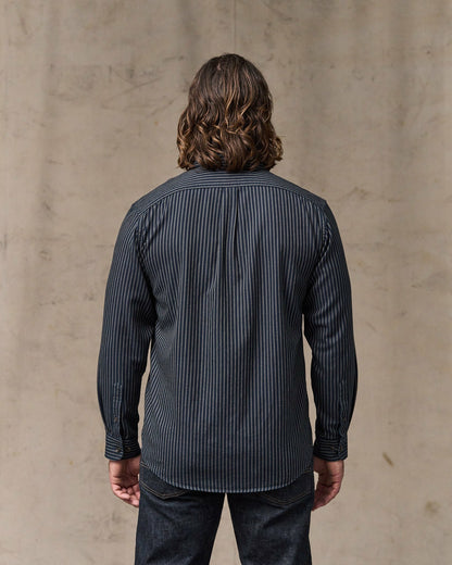 Men Filson Lightweight Alaskan Guide Shirt - Indigo / Ticking Stripe