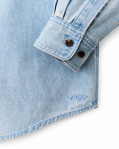 Men Filson Denim Guide Shirt - Light Indigo