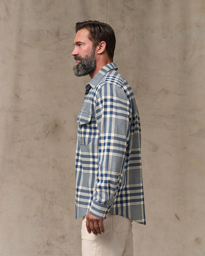 Men Filson Lightweight Alaskan Guide Shirt - Indigo Multi Plaid