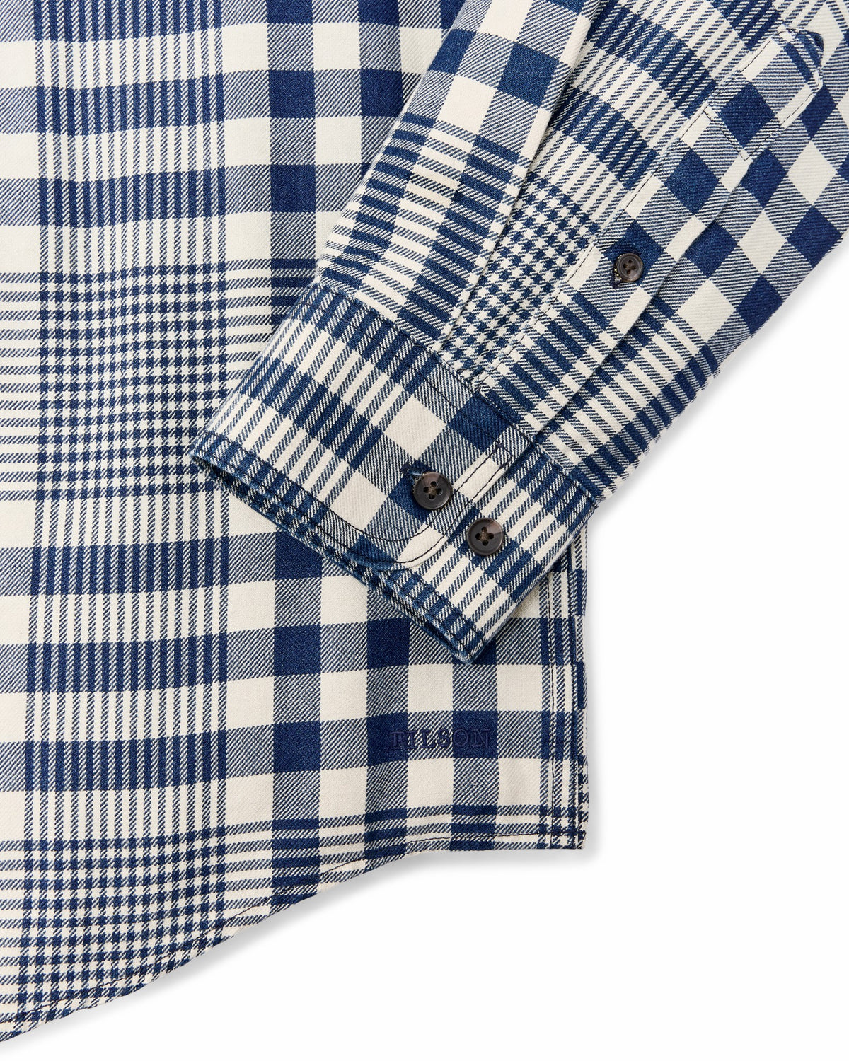 Men Filson Lightweight Alaskan Guide Shirt - Indigo Multi Plaid