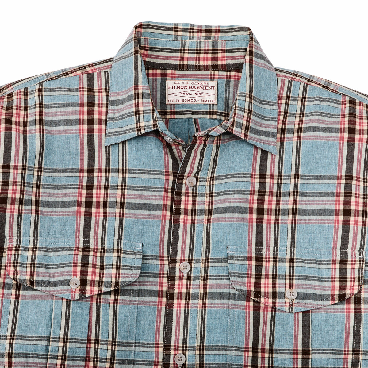 Men Filson Men's Washed Feather Cloth Shirt | FIlson
 – Filson