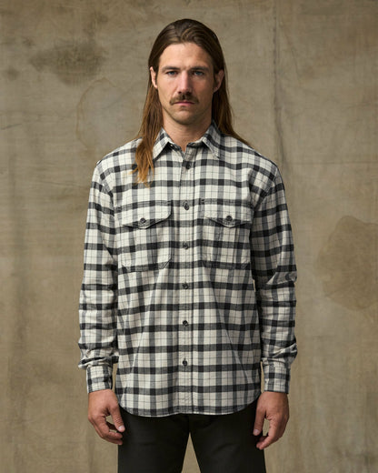 Men Filson Alaskan Guide Shirt - Cream / Peat / Multi Plaid