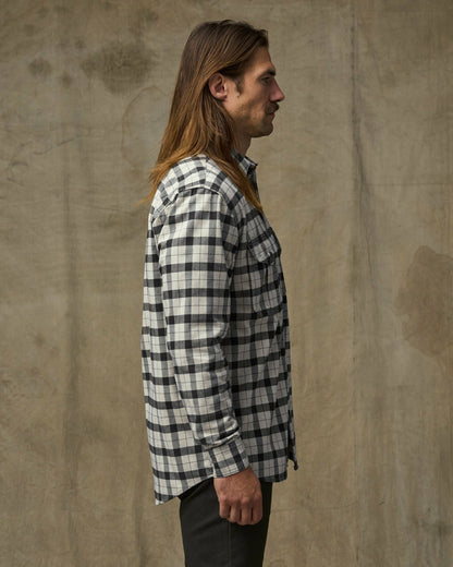 Men Filson Alaskan Guide Shirt - Cream / Peat / Multi Plaid