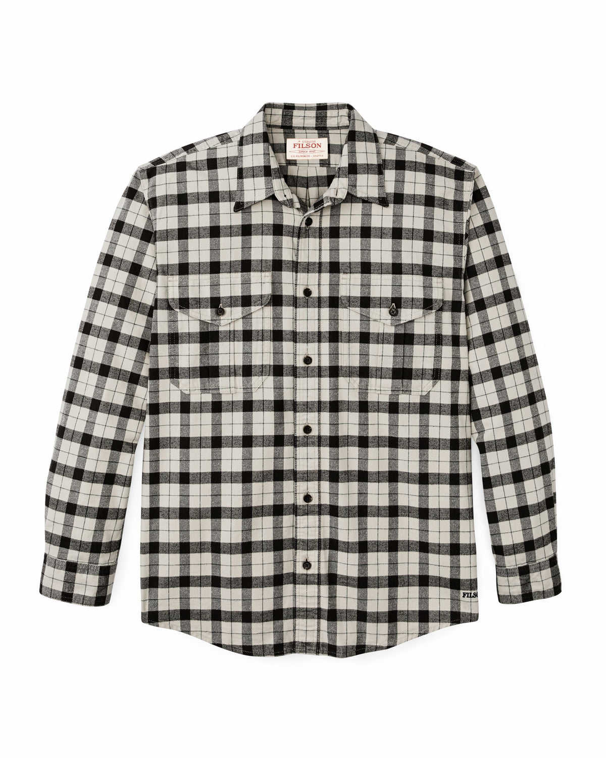 Men Filson Alaskan Guide Shirt - Cream / Peat / Multi Plaid