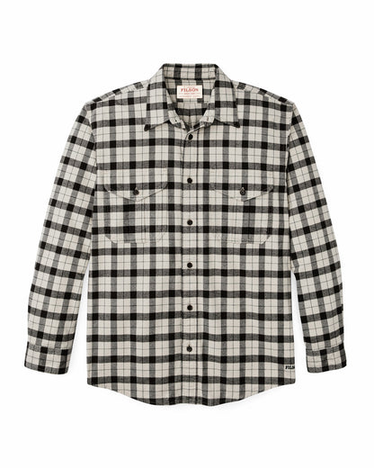 Men Filson Alaskan Guide Shirt - Cream / Peat / Multi Plaid