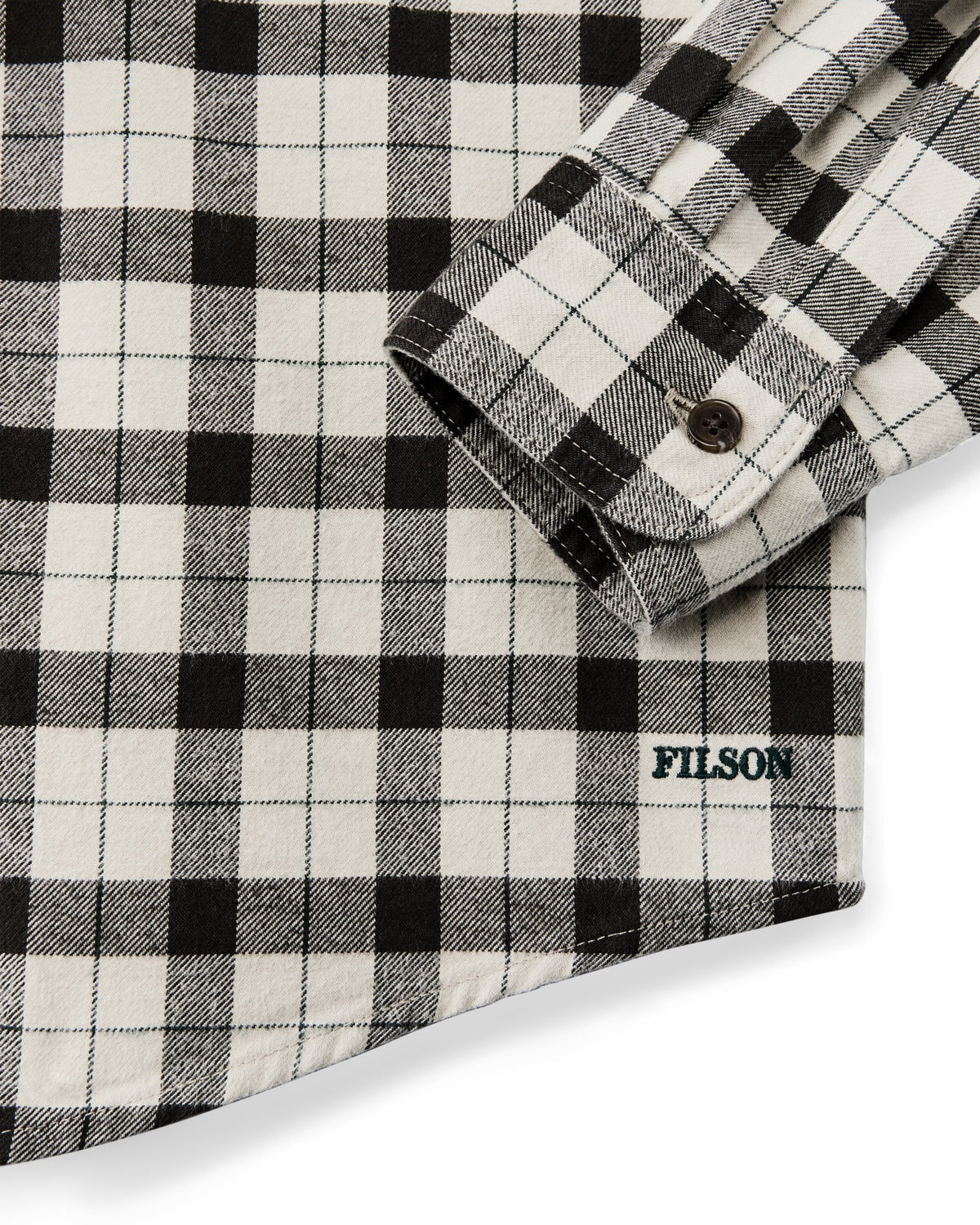 Men Filson Alaskan Guide Shirt - Cream / Peat / Multi Plaid