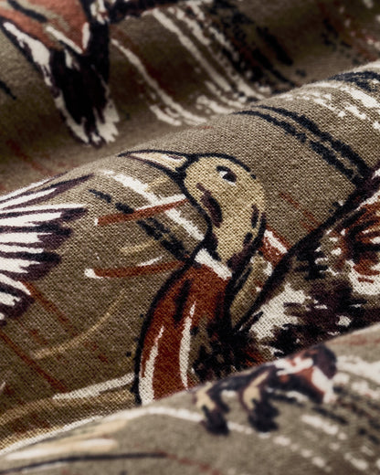 Men Filson Field Flannel Shirt - Brown / Marsh Mallards