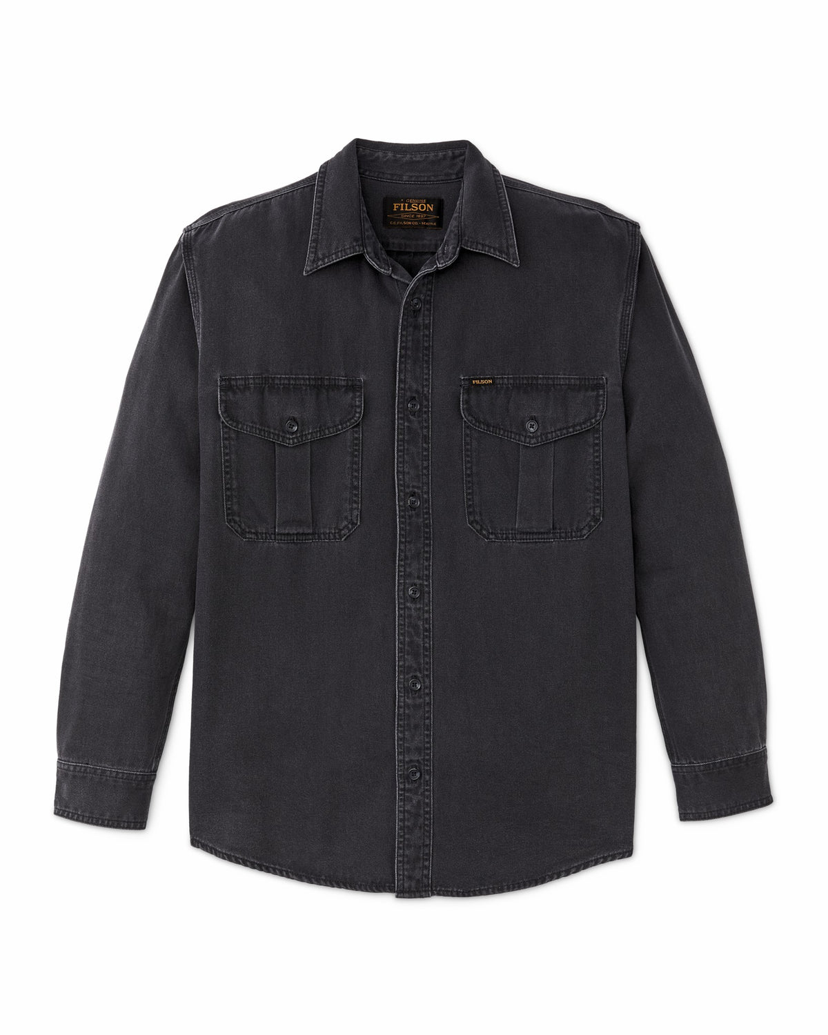 Men Filson Denim Guide Shirt - Black