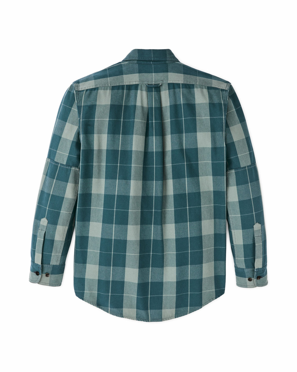 Men Filson Vintage Wash Alaskan Guide Shirt - Jasper / Dark Teal Plaid