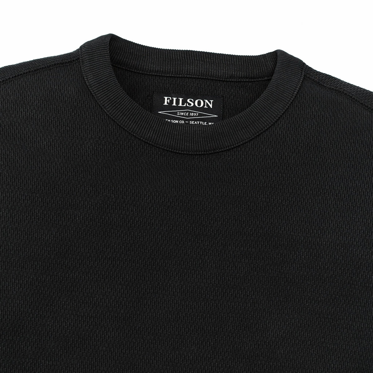 Men Filson Waffle Knit Thermal Crewneck