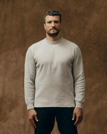 Men Filson Waffle Knit Thermal Crewneck
