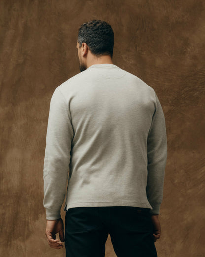 Men Filson Waffle Knit Thermal Crewneck