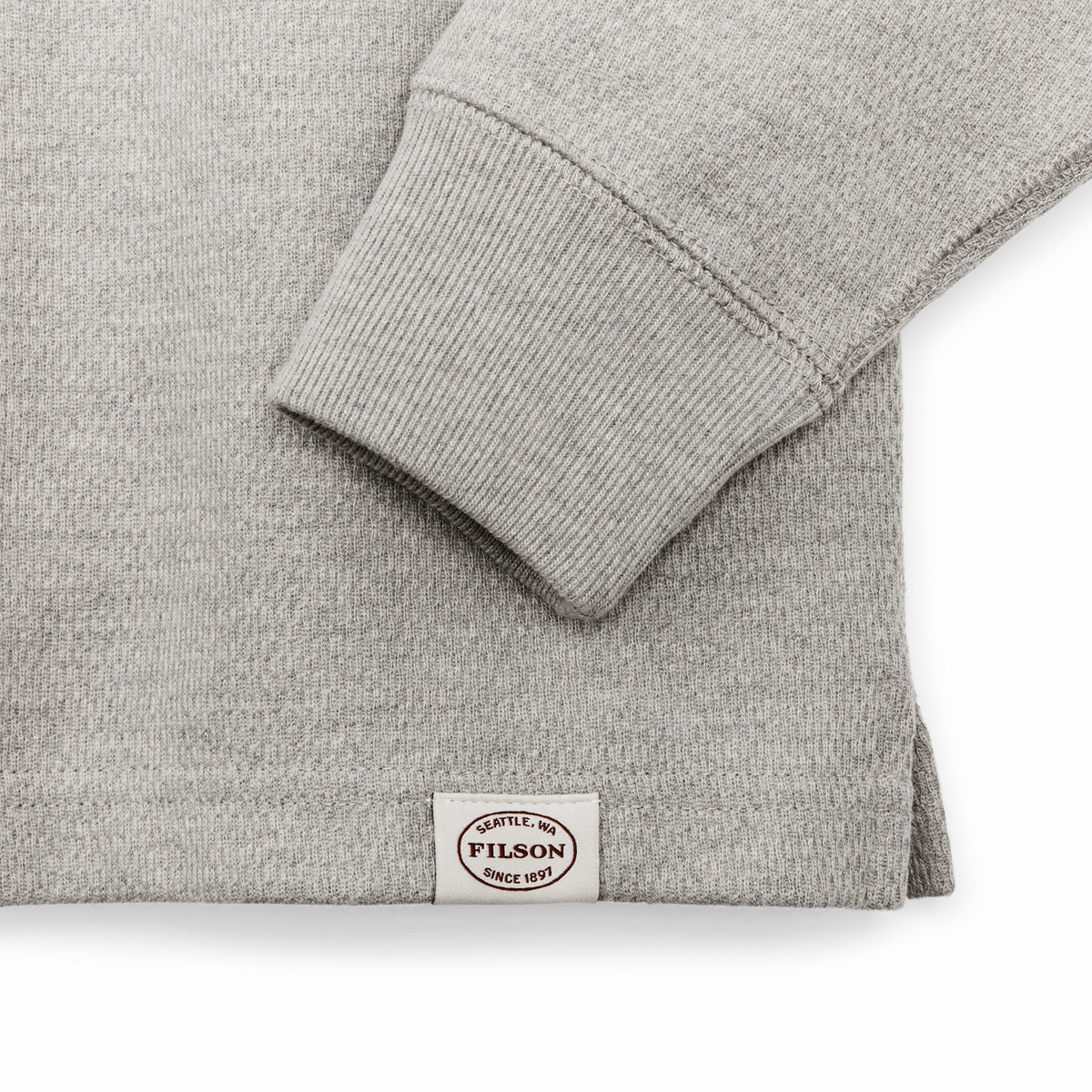 Men Filson Waffle Knit Thermal Crewneck