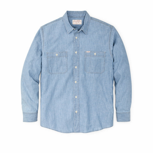 Men Filson Men's Long Sleeve Chambray CPO Shirt