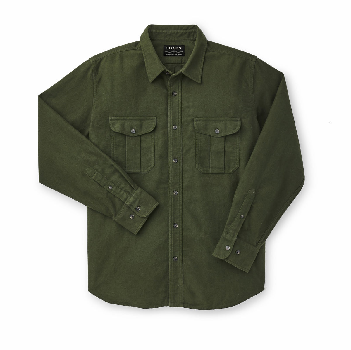 Men Filson Men's Moleskin Seattle Shirt — Button Up Shirt