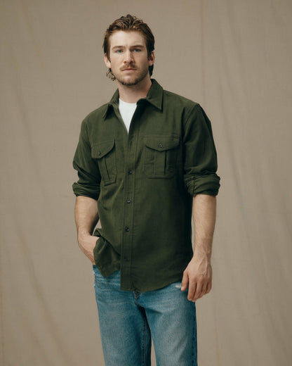 Men Filson Men's Moleskin Seattle Shirt — Button Up Shirt