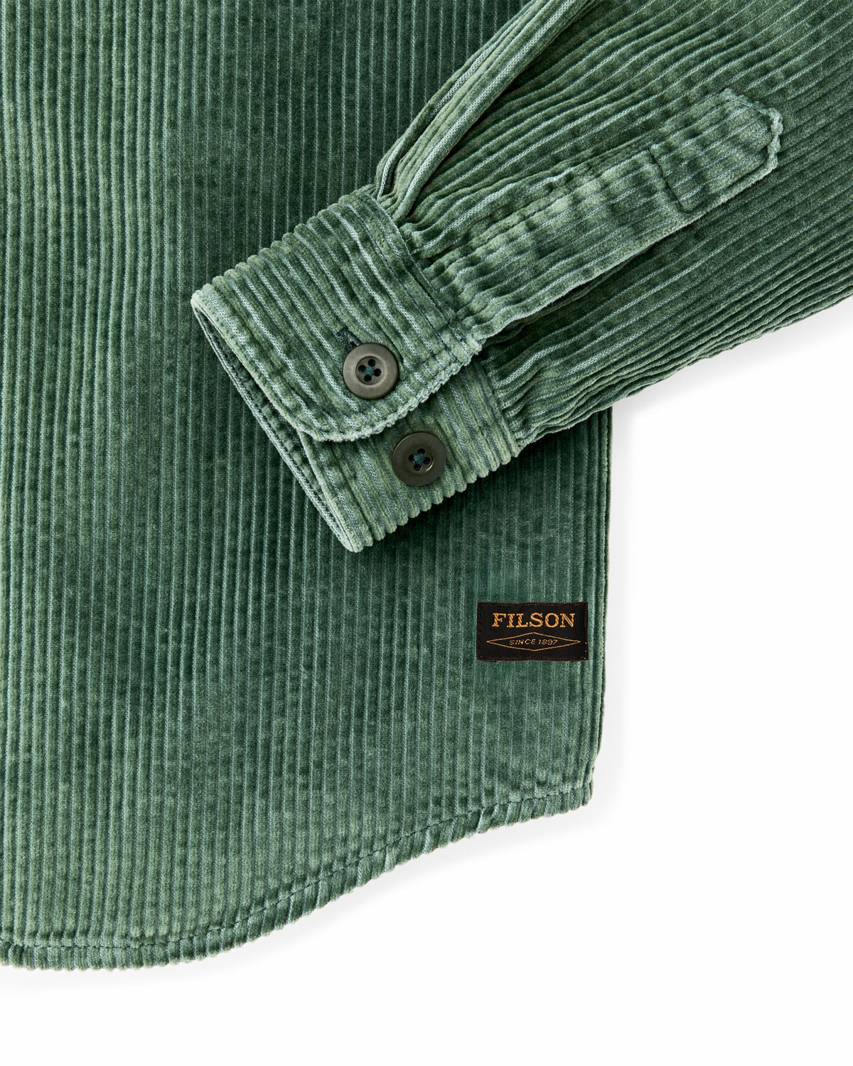 Men Filson 6-wale Corduroy Shirt - Seabed Green