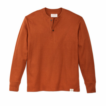 Men Filson Men's 100% Cotton Waffle Knit Henley