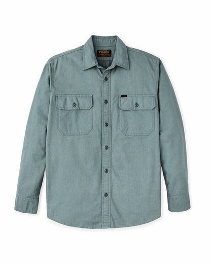 Men Filson Field Flannel Shirt - Balsam Green