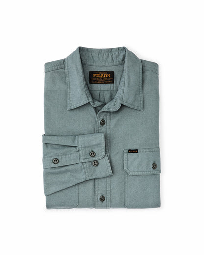 Men Filson Field Flannel Shirt - Balsam Green