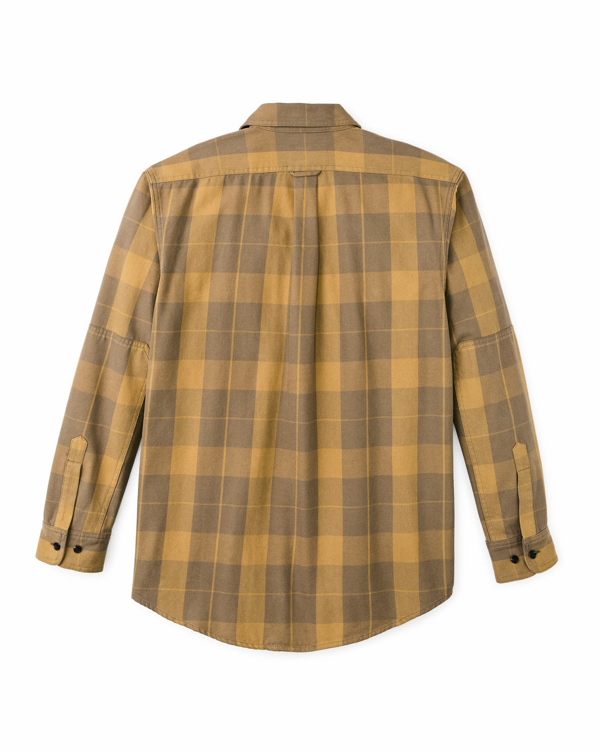 Men Filson Vintage Wash Alaskan Guide Shirt - Light Brown / Ochre Plaid