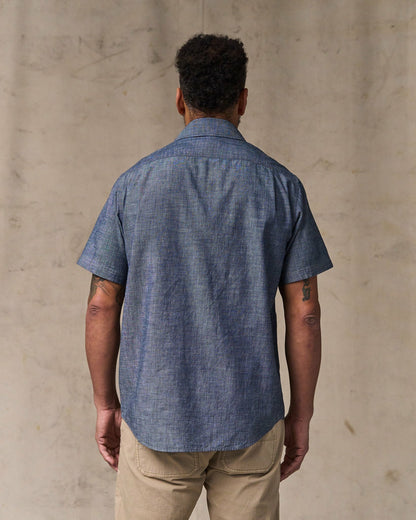 Men Filson Short Sleeve Chambray Shirt - Vintage Fade