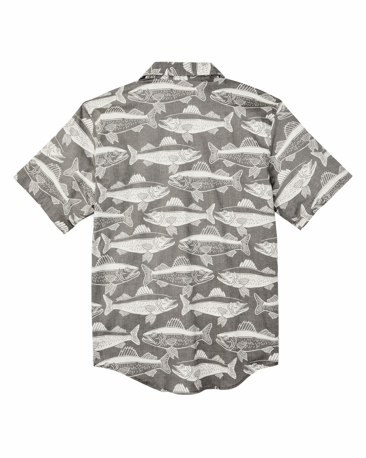 Men Filson Twin Lakes Short Sleeve Sport Shirt - Beluga / Print