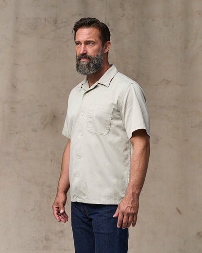 Men Filson Short Sleeve 4.5-oz. Twill Shirt - Gray Sky