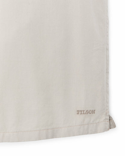Men Filson Short Sleeve 4.5-oz. Twill Shirt - Gray Sky