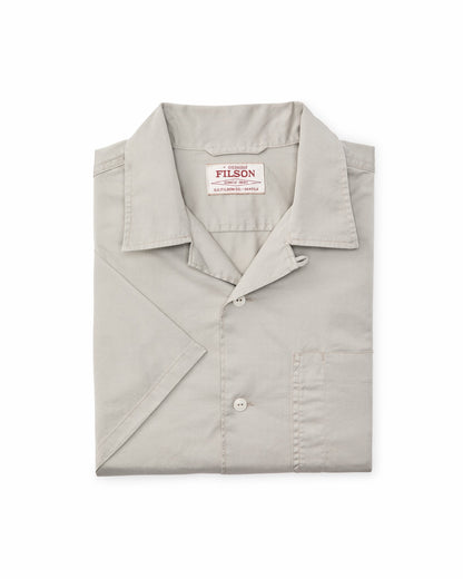 Men Filson Short Sleeve 4.5-oz. Twill Shirt - Gray Sky