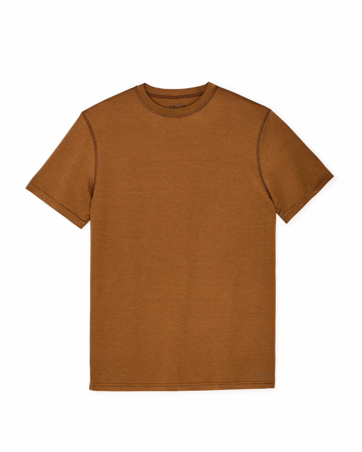 Men Filson Wool-Blend UPF T-Shirt - Whiskey